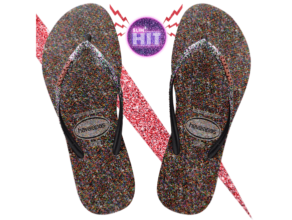 havaianas glitter