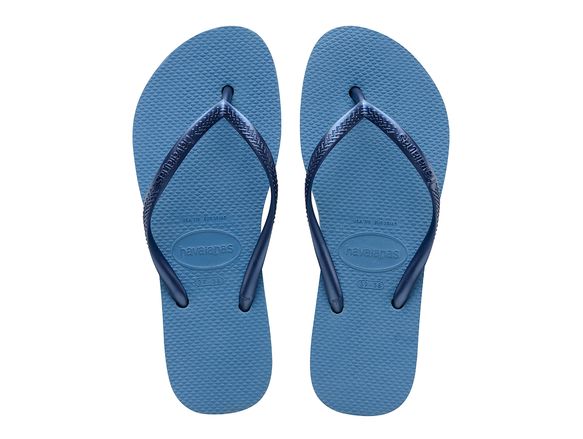 chinelo havaianas azul feminino