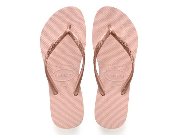 havaianas rosa glitter