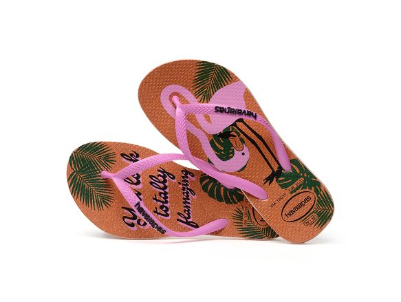 havaianas glitter rosa